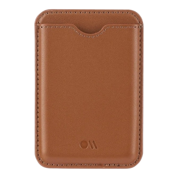 Case Mate Magnetic Card Holder Works With MagSafe Wallet (Cognac Brown) - Picture 6 of 7